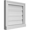 Ekena Millwork Vertical Surface Mount PVC Gable Vent: Functional, w/ 2"W x 2"P Brickmould Sill Frame, 18"W x 16"H GVPVE18X1603SF - alternate 2